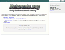 Tablet Screenshot of neisseria.org